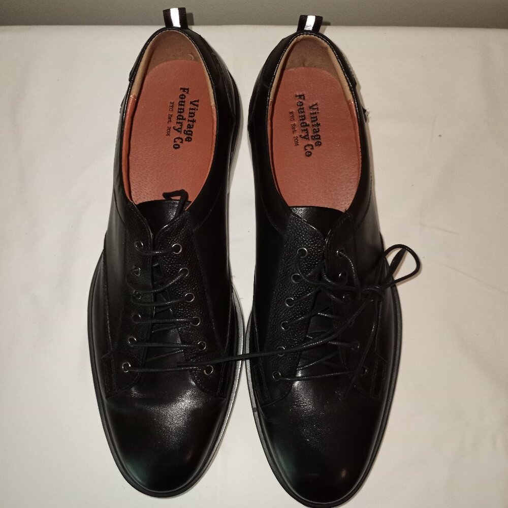 Vintage Foundry men's black leather shoe size 13